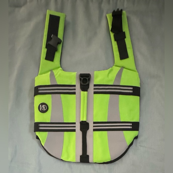 NWOT Size L Green EMUST Dog PFD Lifevest Life Preserver - Picture 7 of 11